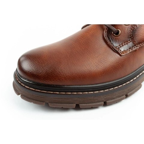 Wrangler Noah buty męskie sztyblety trzewiki eleganckie ocieplane brązowe