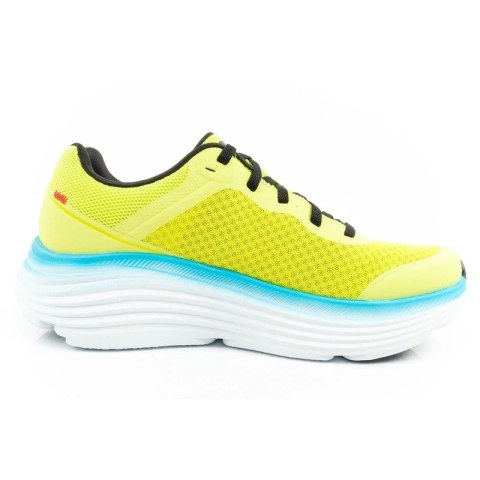 Skechers Max Cushioning buty męskie sportowe do biegania lekkie limonkowe