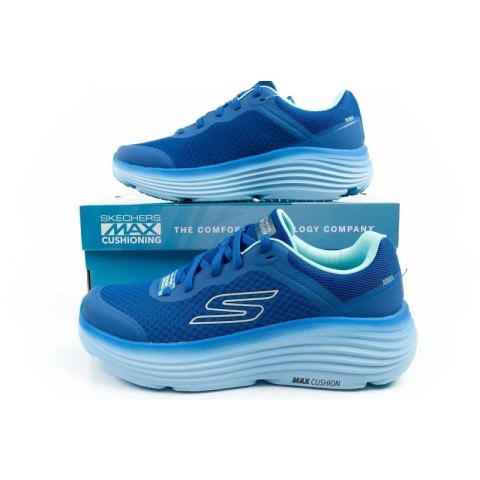 Skechers Max Cushioning buty męskie sportowe do biegania lekkie niebieskie