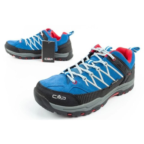 CMP Kids Rigel buty dziecięce trekkingowe wodoodporne wytrzymałe niebieskie