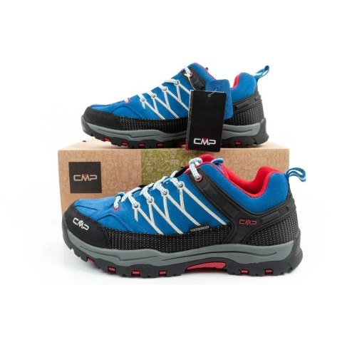 CMP Kids Rigel buty dziecięce trekkingowe wodoodporne wytrzymałe niebieskie