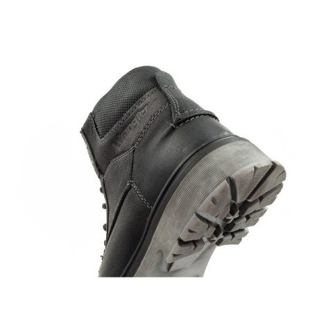 Wrangler Allan Mid buty męskie sztyblety trzewiki eleganckie skórzane czarne