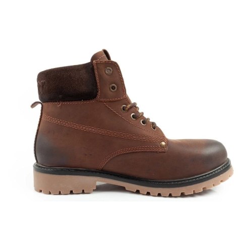 Wrangler Arch Fur buty męskie sztyblety trzewiki eleganckie ocieplane brązowe