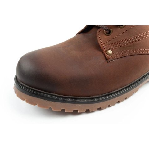 Wrangler Arch Fur buty męskie sztyblety trzewiki eleganckie ocieplane brązowe