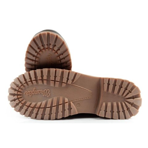 Wrangler Arch Fur buty męskie sztyblety trzewiki eleganckie ocieplane brązowe