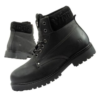Wrangler Arch Fur buty męskie sztyblety trzewiki eleganckie ocieplane czarne