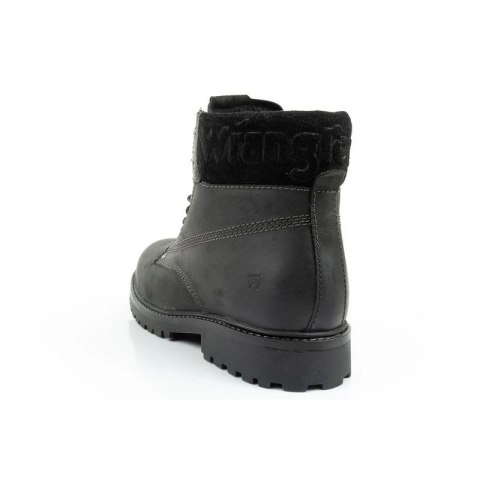 Wrangler Arch Fur buty męskie sztyblety trzewiki eleganckie ocieplane czarne