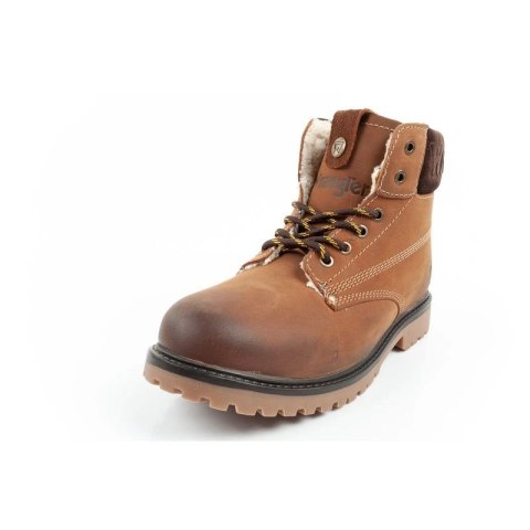 Wrangler Arch Fur buty męskie sztyblety trzewiki eleganckie ocieplane skóra naturalna