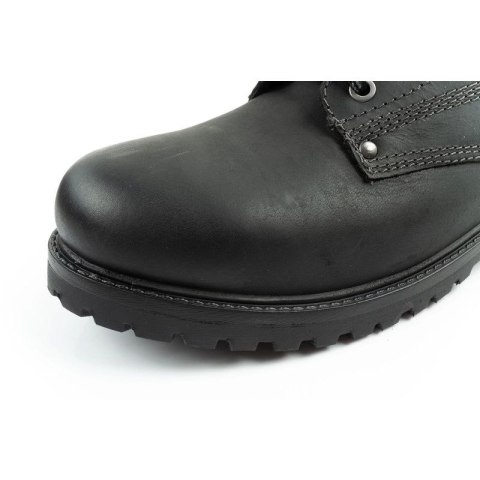 Wrangler Arch buty męskie sztyblety trzewiki eleganckie naturalna skóra czarne