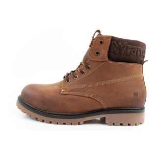 Wrangler Arch buty męskie sztyblety trzewiki eleganckie skóra naturalna brązowe