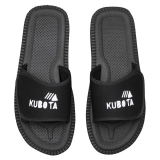 Klapki Kubota na Rzep Unisex Czarne KKRZ01