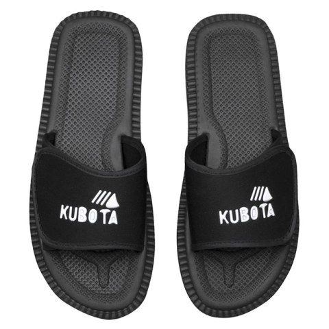 Klapki Kubota na Rzep Unisex Czarne KKRZ01