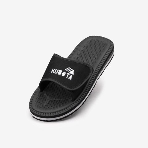 Klapki Kubota na Rzep Unisex Czarne KKRZ01