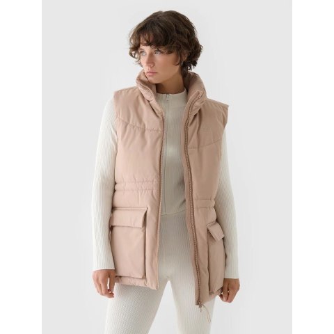 Bezrękawnik puchowy z wypełnieniem syntetycznym damski 4F 4FWAW24TVJAF135-83S