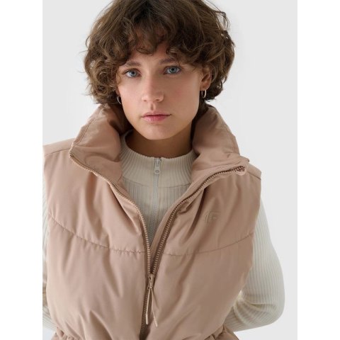 Bezrękawnik puchowy z wypełnieniem syntetycznym damski 4F 4FWAW24TVJAF135-83S