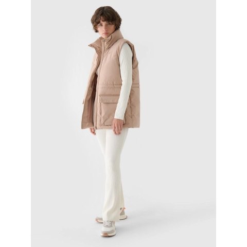 Bezrękawnik puchowy z wypełnieniem syntetycznym damski 4F 4FWAW24TVJAF135-83S