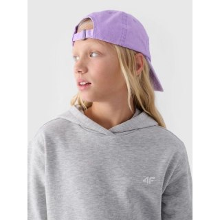 Bluza dresowa nierozpinana z kapturem dziewczęca 4F Junior 4FJWMM00TSWSF1316-27M