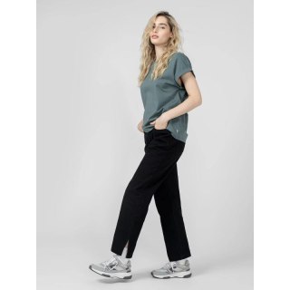 Jeansy straight z prostymi nogawkami damskie Outhorn OTHSS23TTROF176-20S