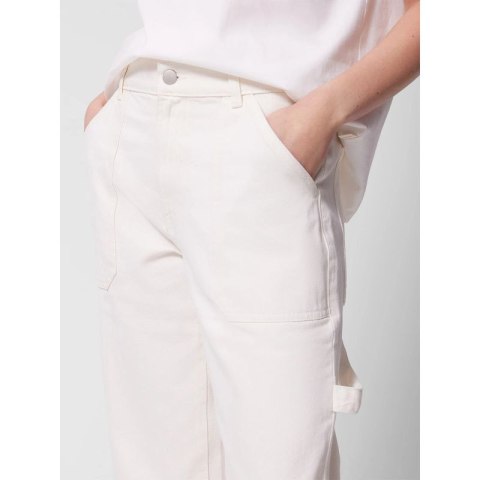 Jeansy straight z prostymi nogawkami damskie Outhorn OTHWSS24TTROF721-11S