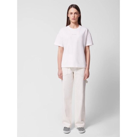 Jeansy straight z prostymi nogawkami damskie Outhorn OTHWSS24TTROF721-11S