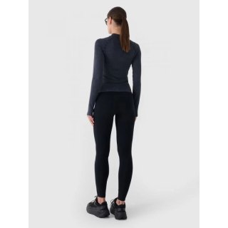 Legginsy dzianinowe z wiskozą damskie 4F 4FRAW24TTIGF224-20S