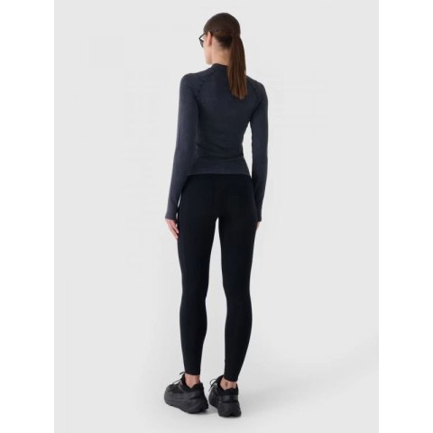 Legginsy dzianinowe z wiskozą damskie 4F 4FRAW24TTIGF224-20S