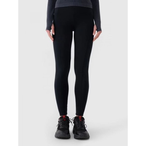 Legginsy dzianinowe z wiskozą damskie 4F 4FRAW24TTIGF224-20S