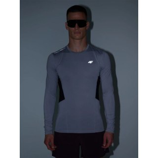 Longsleeve do biegania szybkoschnący męski 4F 4FWAW24TFLOM252-27S