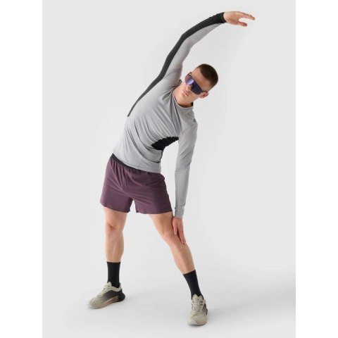 Longsleeve do biegania szybkoschnący męski 4F 4FWAW24TFLOM252-27S
