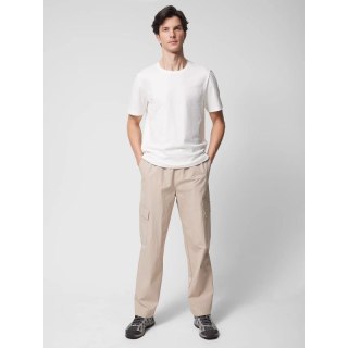 Spodnie tkaninowe cargo męskie Outhorn OTHWSS24TTROM637-83S