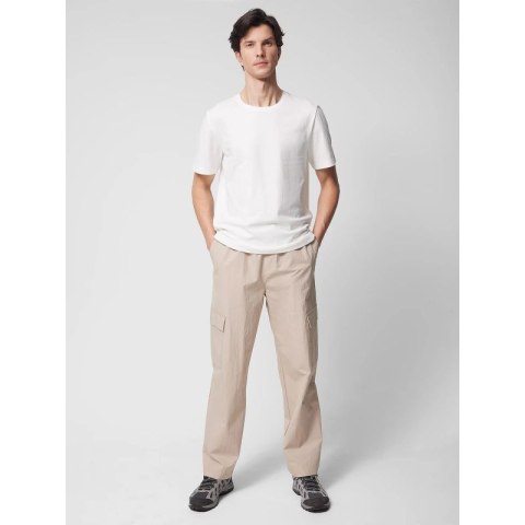 Spodnie tkaninowe cargo męskie Outhorn OTHWSS24TTROM637-83S