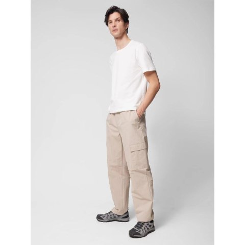 Spodnie tkaninowe cargo męskie Outhorn OTHWSS24TTROM637-83S