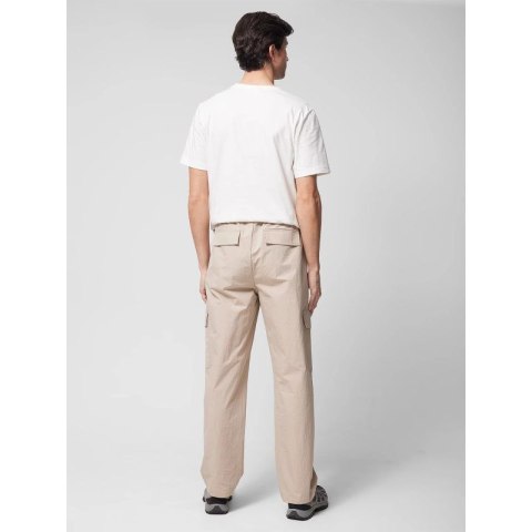 Spodnie tkaninowe cargo męskie Outhorn OTHWSS24TTROM637-83S