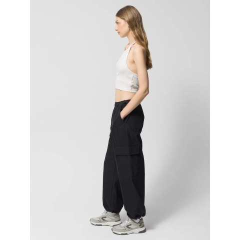 Spodnie tkaninowe parachute damskie Outhorn OTHWSS24TTROF727-20S