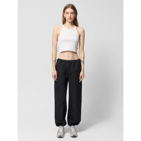 Spodnie tkaninowe parachute damskie Outhorn OTHWSS24TTROF727-20S