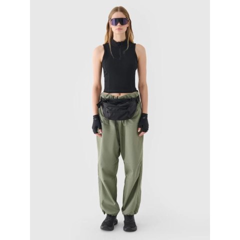 Top slim z prążkowanej dzianiny damski 4F 4FRAW24TSLEF182-20S