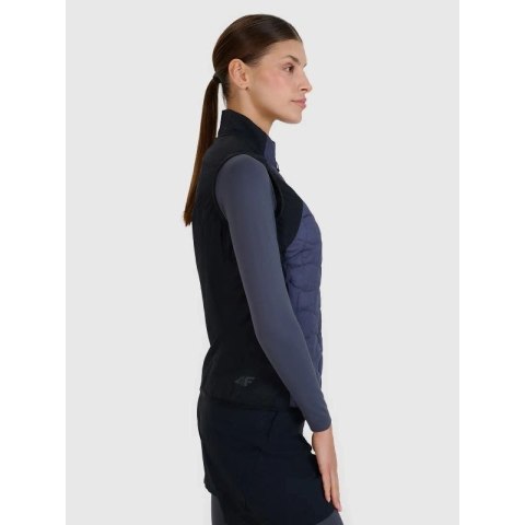 Bezrękawnik trekkingowy z wypełnieniem Primaloft Black damski 4F 4FWSS25TVJAF180-22S