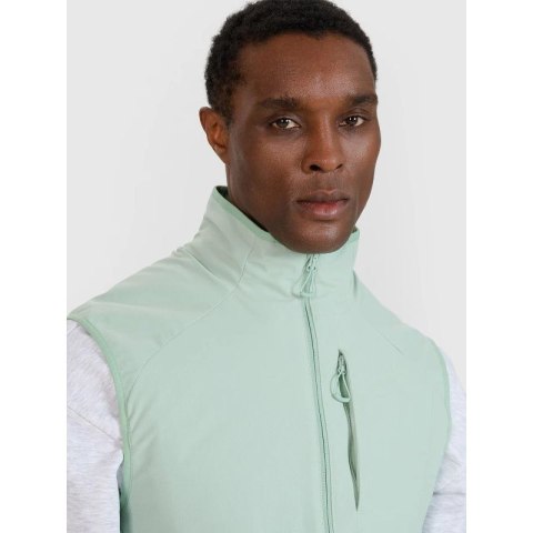 Bezrękawnik ze stójką męski 4F 4FWSS25TVJAM194-47S