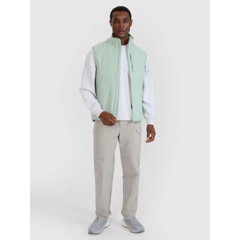 Bezrękawnik ze stójką męski 4F 4FWSS25TVJAM194-47S