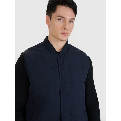 Bezrękawnik ze stójką męski 4F 4FWSS25TVJAM210-20S