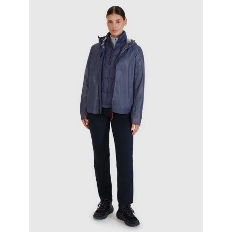 Kurtka puchowa trekkingowa z wypełnieniem Primaloft Silver damska 4F 4FWSS25TDJAF531-22S