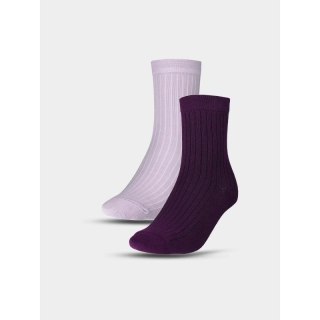 Skarpetki casual za kostkę (2-pack) damskie 4F 4FWSS25USOCF375-91S