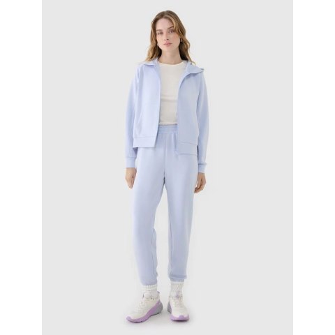 Spodnie damskie dresowe joggery z modalem 4F 4FWSS25TTROF1010-34S