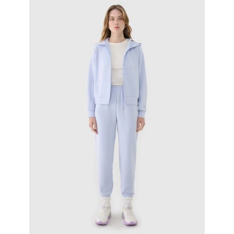 Spodnie damskie dresowe joggery z modalem 4F 4FWSS25TTROF1010-34S