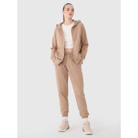 Spodnie dresowe joggery damskie 4F 4FWSS25TTROF0993-83S