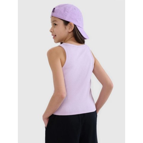 Dziewczęcy top basic 4F 4FJWSS25TSLEF111-52S