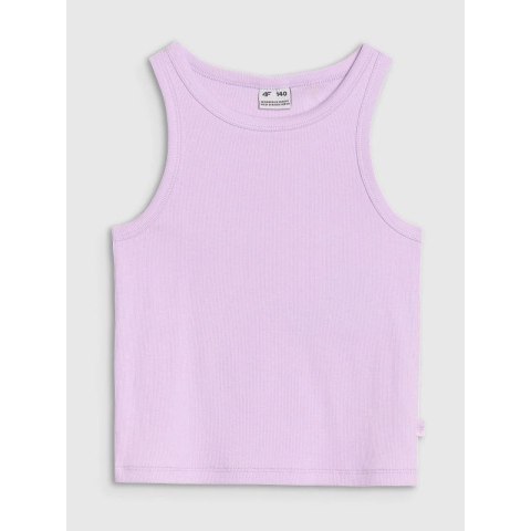 Dziewczęcy top basic 4F 4FJWSS25TSLEF111-52S