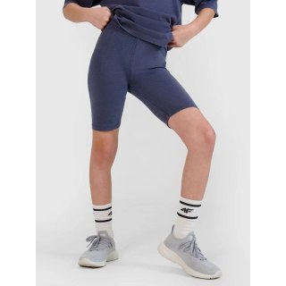 Legginsy kolarki dziewczęce 4F 4FJWSS25TSTIF001-22S
