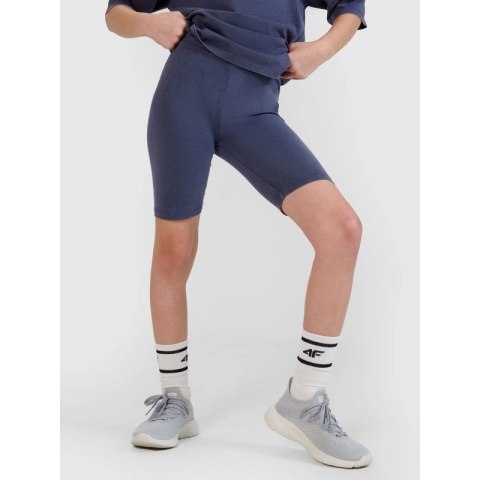 Legginsy kolarki dziewczęce 4F 4FJWSS25TSTIF001-22S