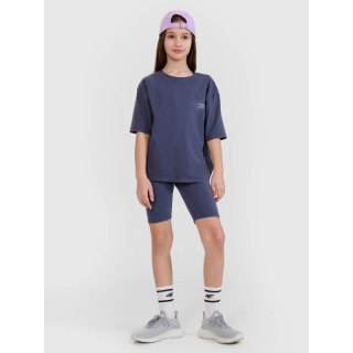 Legginsy kolarki dziewczęce 4F 4FJWSS25TSTIF001-22S